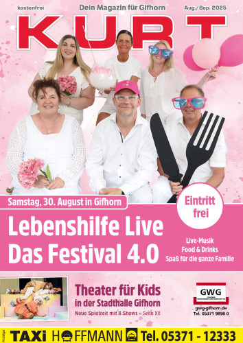 Lebenshilfe-Festival, Theater für Kids, Altstadtfest in Gifhorn, Sommerfest in Wittingen, Erntefest in Kästorf