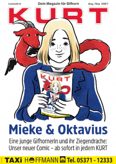 Mieke & Oktavius: Unser neuer Comic über eine junge Gifhornerin und ihren Ziegendrachen