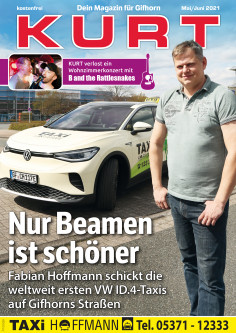 Nur Beamen ist schöner - mit den weltweit ersten VW ID.4-Taxis auf Gifhorns Straßen!