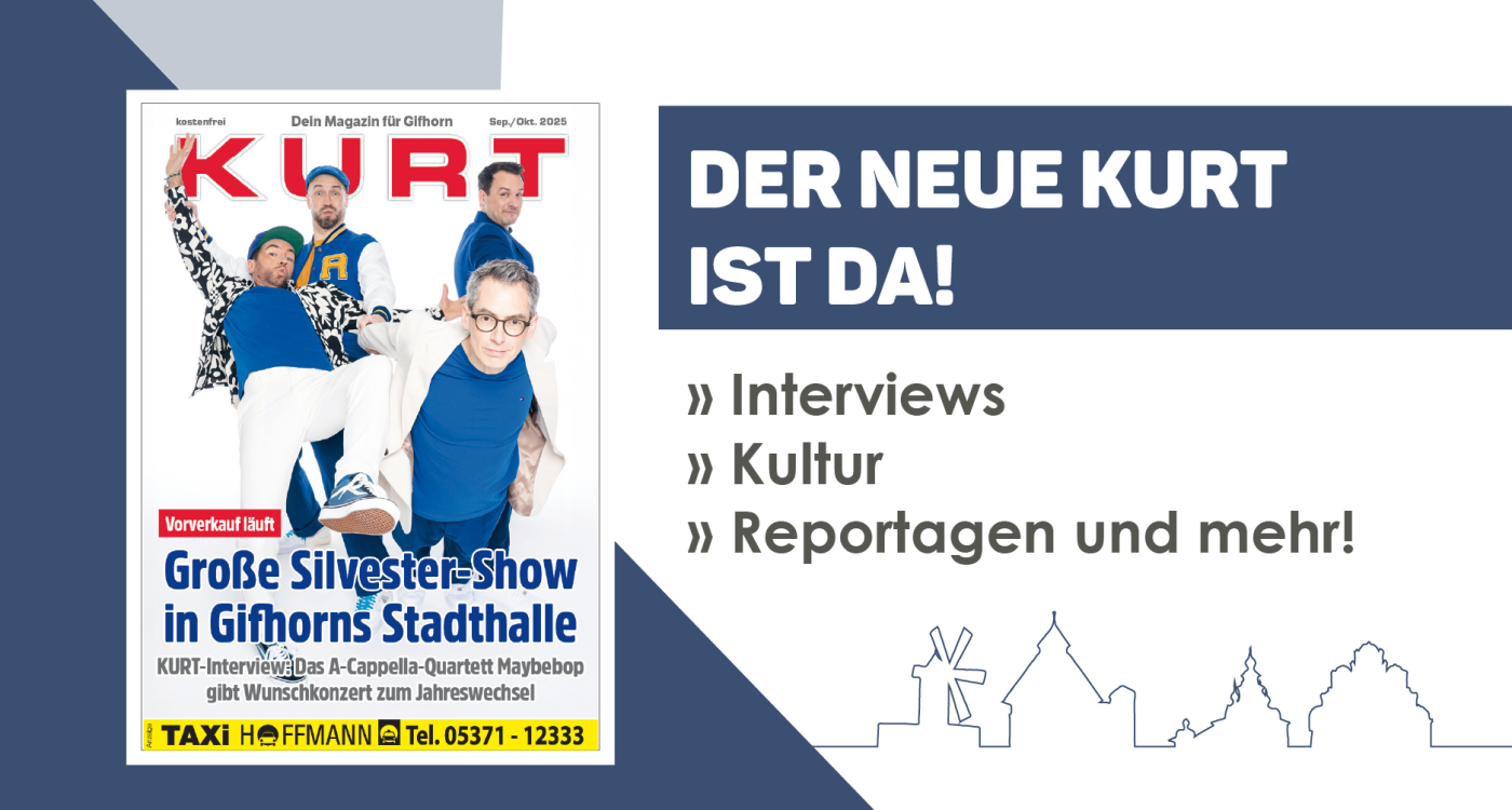 15 Jahre Kaufhaus Aller, Siegerin im Balkon-Wettbewerb, Interview mit Maybebop für die Stadthalle-Silvestershow – Der neue KURT ist da