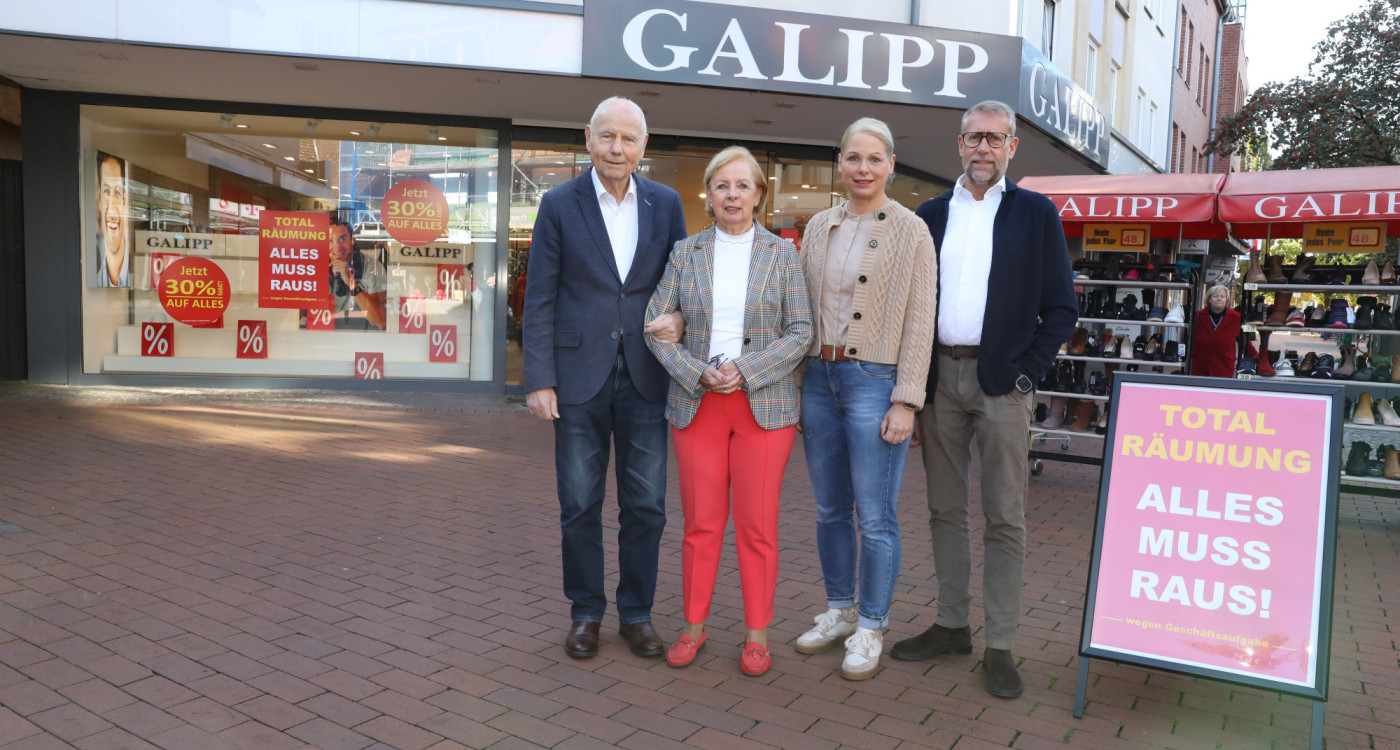 30 Prozent Rabatt: Schuhmode Galipp im Räumungsverkauf bis 21. Dezember