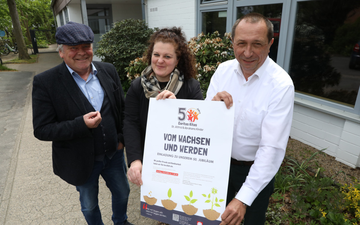 50 Jahre Kita St. Altfrid am Pommernring: Der Caritasverband Gifhorn lädt für 25. Mai zur Jubiläumsfeier in der Gemeinde