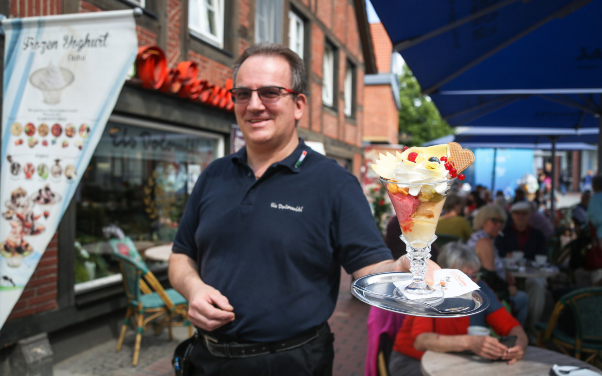 62 Jahre und Teil der Gifhorner Geschichte: Das Eiscafé Dolomiti und Inhaber Giovanni Giacomel sind nicht wegzudenken