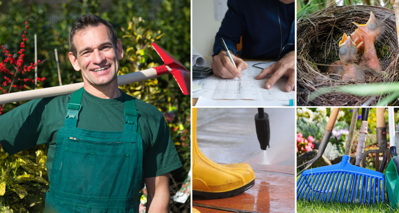 7 Tipps, um den Garten auf Vordermann zu bringen: KURT zieht sich seine trittfesten Gummistiefel an und legt richtig los
