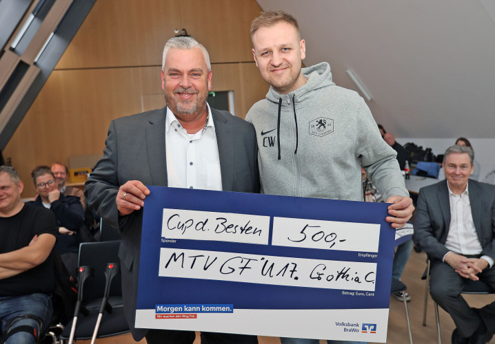 9000 Euro für 12 gute Zwecke: MTV Gamsen und Sport KURT überreichen die Erlöse vom Cup der Besten