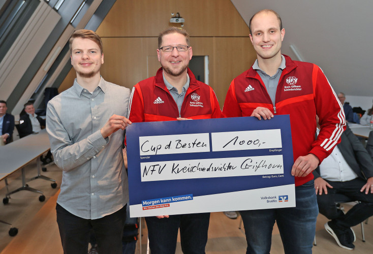 9000 Euro für 12 gute Zwecke: MTV Gamsen und Sport KURT überreichen die Erlöse vom Cup der Besten