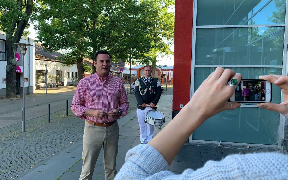 Abgefahrene Performance im sprudelnden Springbrunnen - Marieke Eichner ist Gifhorns Dancing Queen 2020