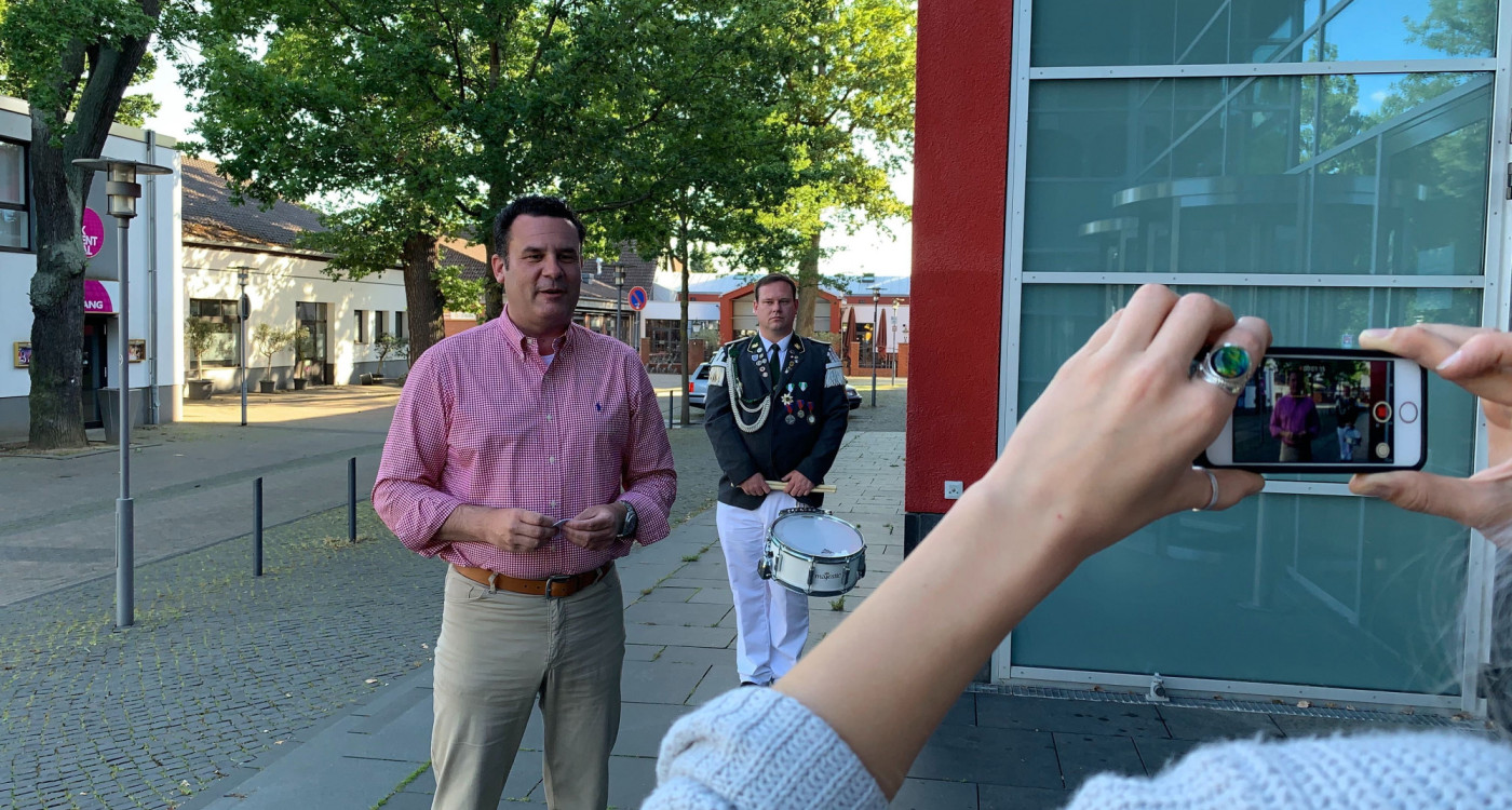 Abgefahrene Performance im sprudelnden Springbrunnen - Marieke Eichner ist Gifhorns Dancing Queen 2020