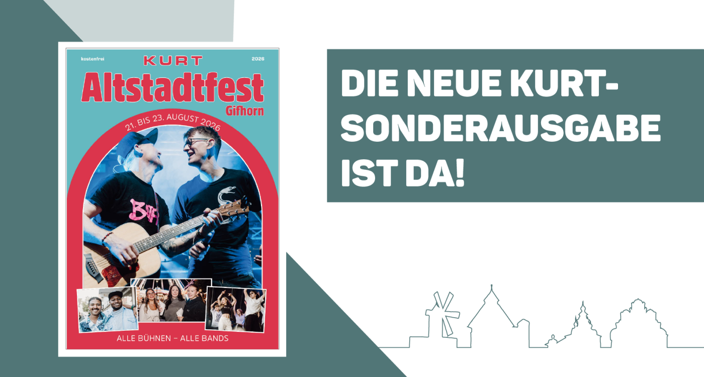 Alle Bühnen, alle Attraktionen: Ab heute gibt's KURTs kostenfreies Vorfreude-Magazin zum Altstadtfest Gifhorn – Jetzt das E-Paper durchblättern