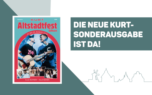 Alle Bühnen, alle Attraktionen: Ab heute gibt's KURTs kostenfreies Vorfreude-Magazin zum Altstadtfest Gifhorn – Jetzt das E-Paper durchblättern