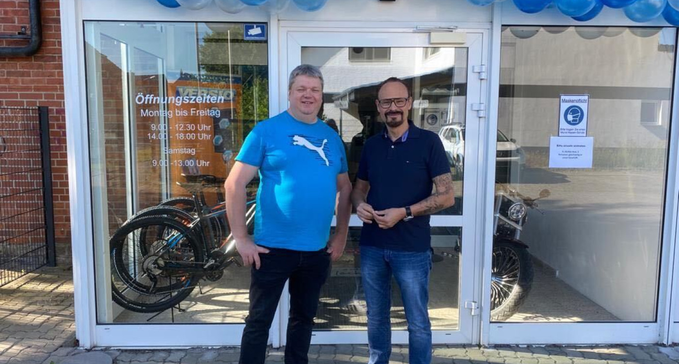 Alles für den Familienausflug bei NM-Bikes - Thorsten Nieß und Heiko Meyer finden für jeden den passenden Drahtesel