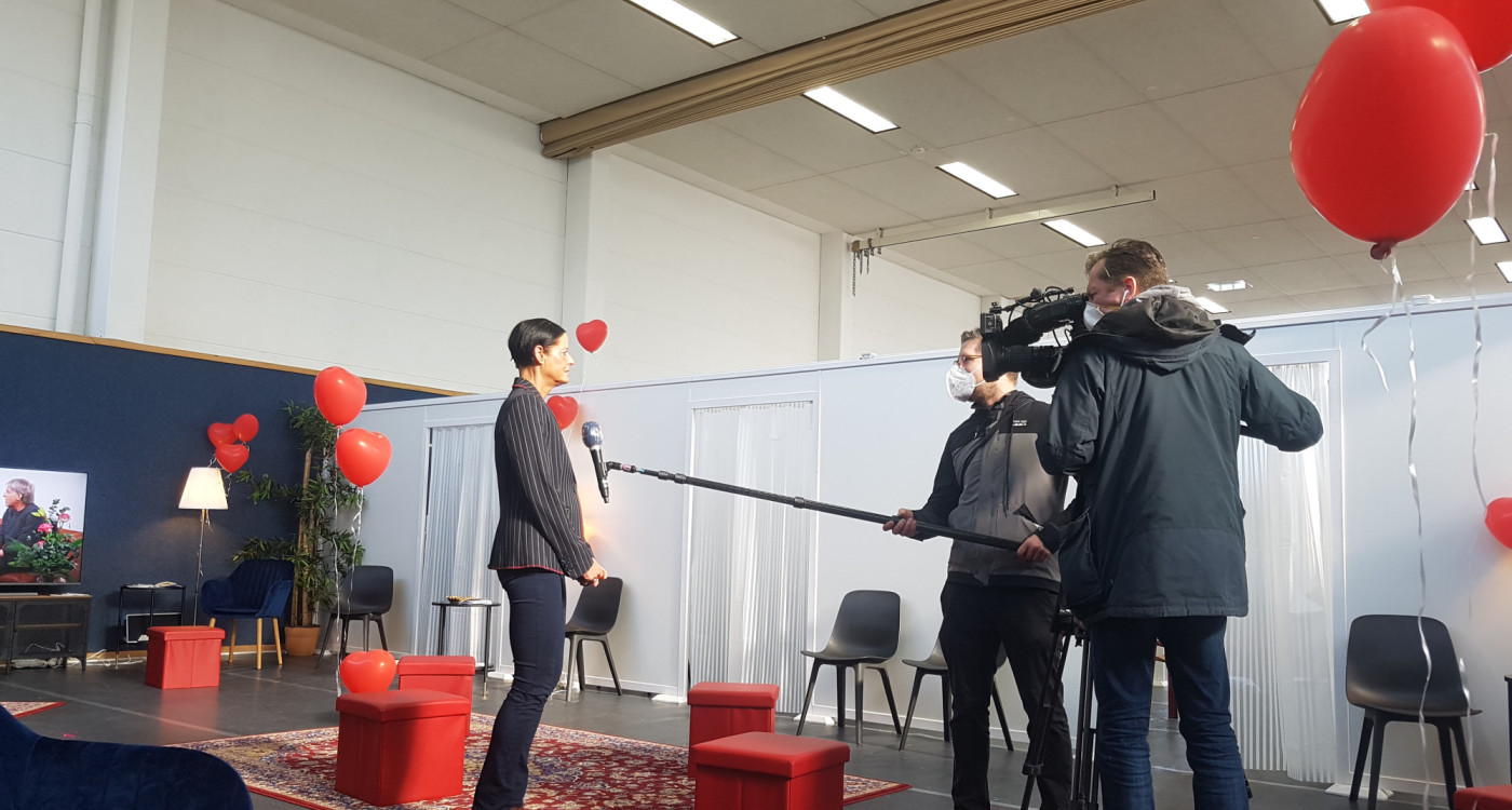 Amor zu Gast bei Freunden: Große Impfaktion zum Valentinstag in der Lebenshilfe Gifhorn - Auch der NDR berichtet
