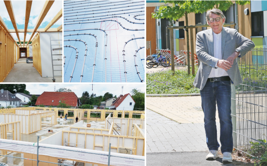 Aus diesem Holz wird unsere Zukunft gebaut - In Gifhorns Neubaugebiet Hohes Feld entsteht eine Kita in Holzbauweise