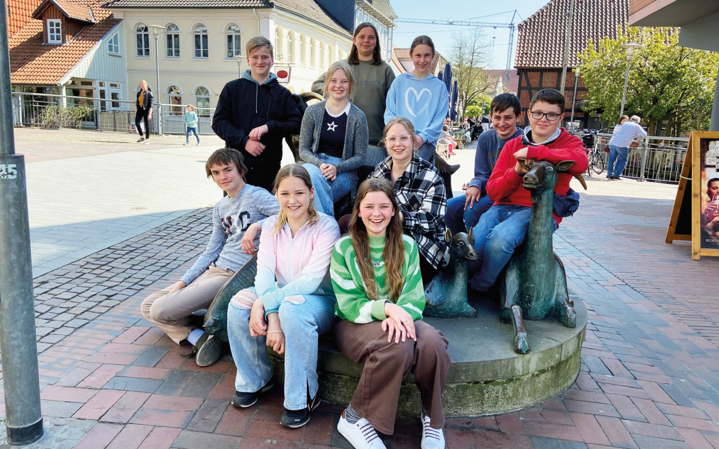 Aus Gifhorns Innenstadt direkt zu TikTok - Neun Schülerinnen und Schüler erleben ihren Zukunftstag 2022 bei KURT