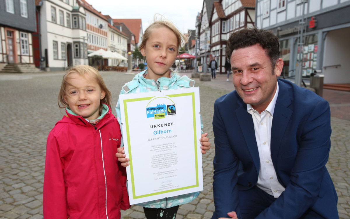 Ausgezeichnet! Gifhorn ist nun offiziell Fairtrade-Town