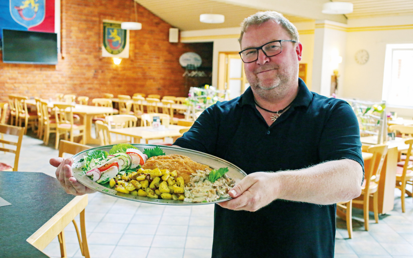 Bei Sven‘s Schützen-Wiese gibt's volle Power Hausmannskost – auch in vegetarischer Kombination