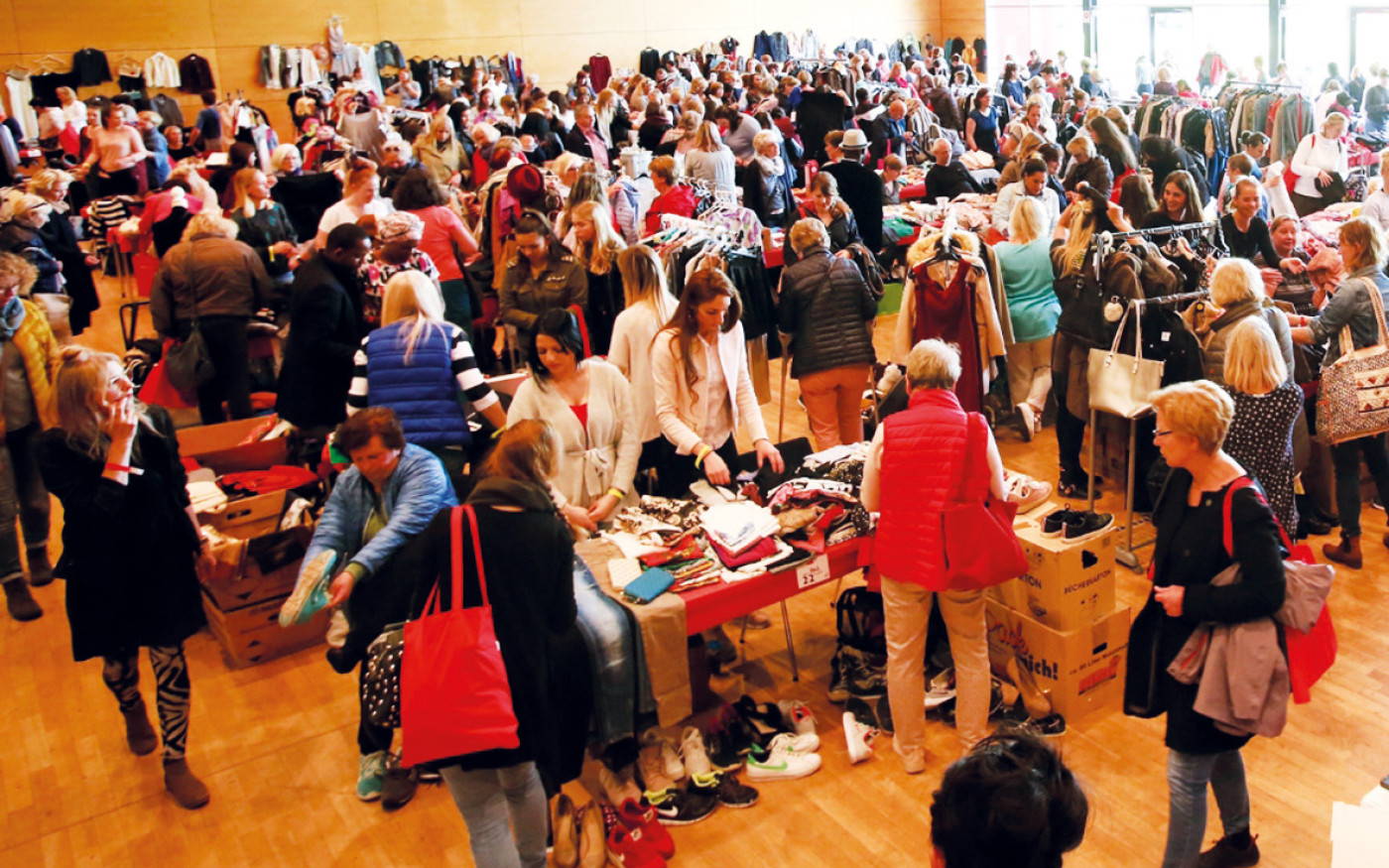 Beliebter Modewinkel am 15. Februar: Frauenflohmarkt in Gifhorns Stadthalle