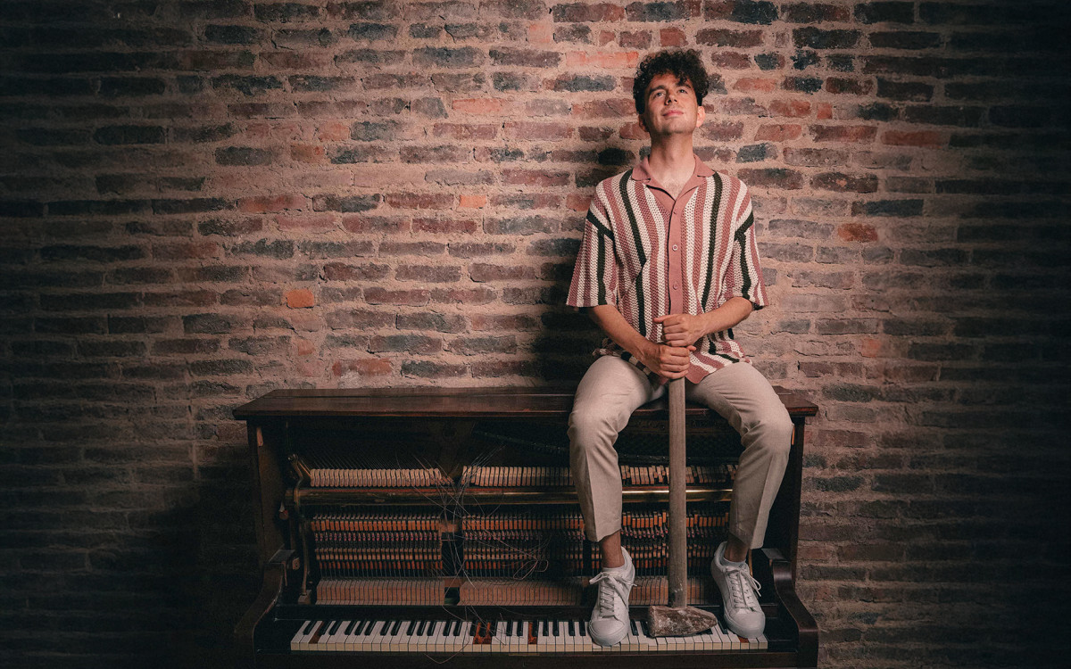 Bitte mehr Harmonie: Matthias Ningel verbindet bei den Heißen Kartoffeln in Meinersen das Schöne und das Musikalische