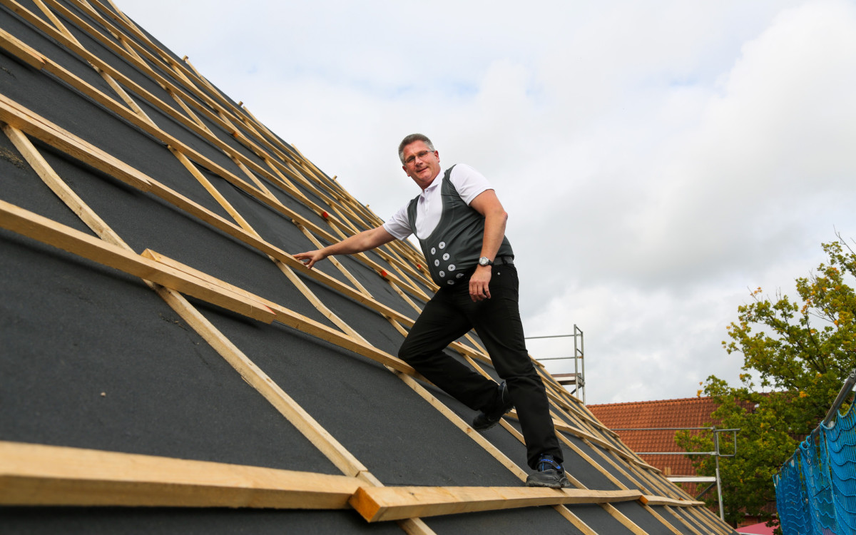 Bloß keine Höhenangst - Ein steter Check-up spart dem Eigenheimbesitzer Diskussion mit der Versicherung