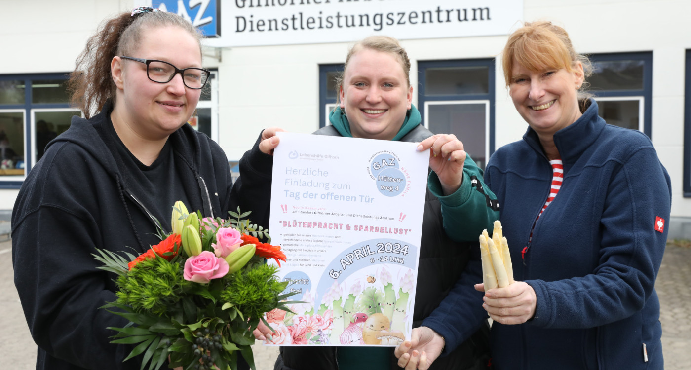 Blütenpracht und Spargellust: Lebenshilfe Gifhorn lädt am 6. April zu Tag der offenen Tür in Gifhorner Arbeits- und Dienstleistungszentrum