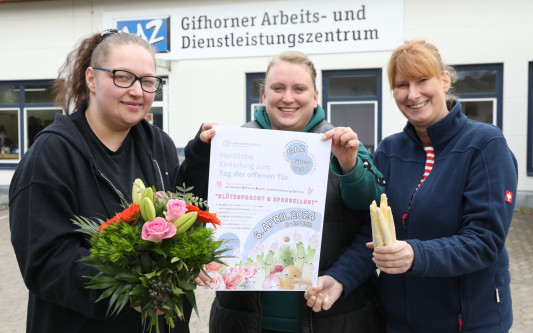 Blütenpracht und Spargellust: Lebenshilfe Gifhorn lädt am 6. April zu Tag der offenen Tür in Gifhorner Arbeits- und Dienstleistungszentrum
