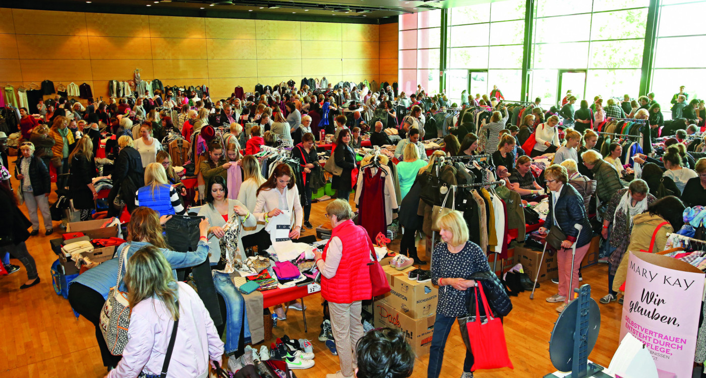 Bummeln, Schnäppchen jagen, Klönen: Frauenflohmarkt in der Stadthalle Gifhorn findet wieder statt