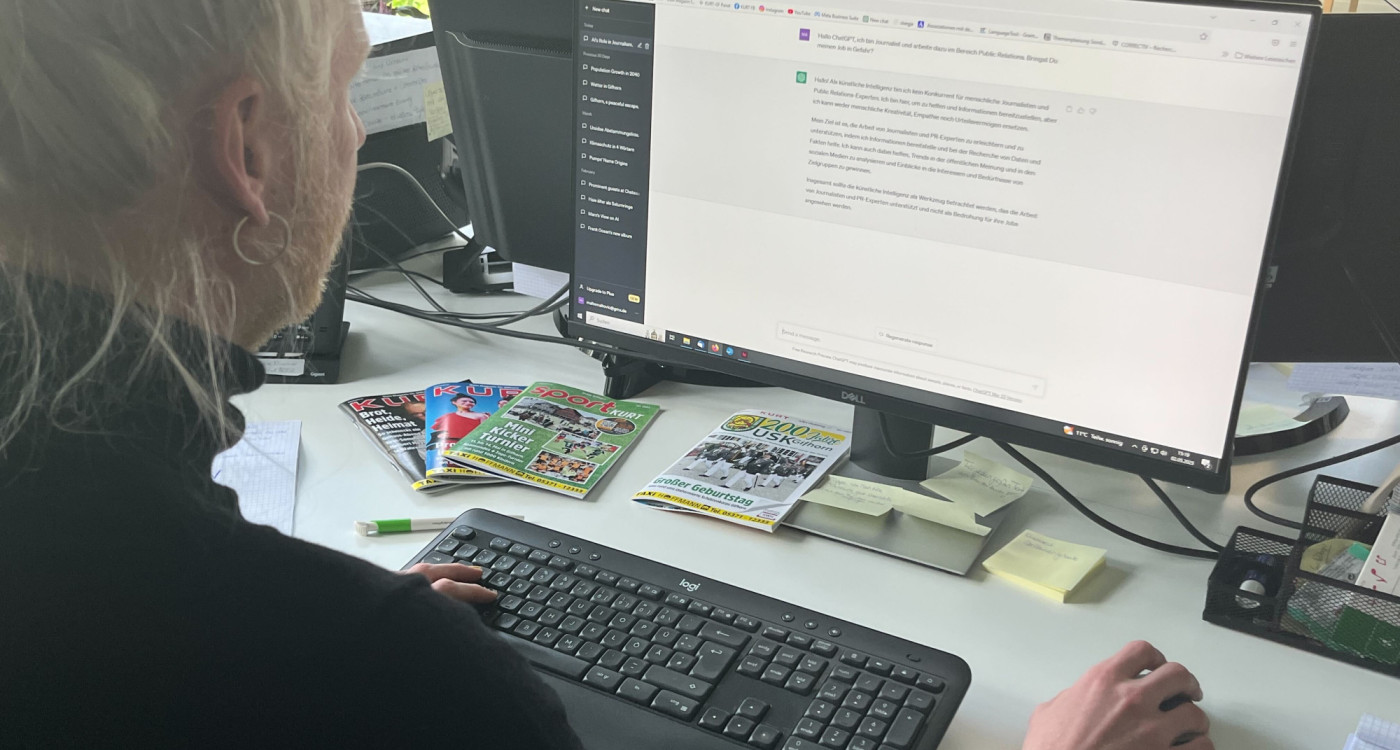 ChatGPT, bringst Du meinen Job in Gefahr? KURT-Kolumnist Malte Schönfeld schreibt über Angst und Job