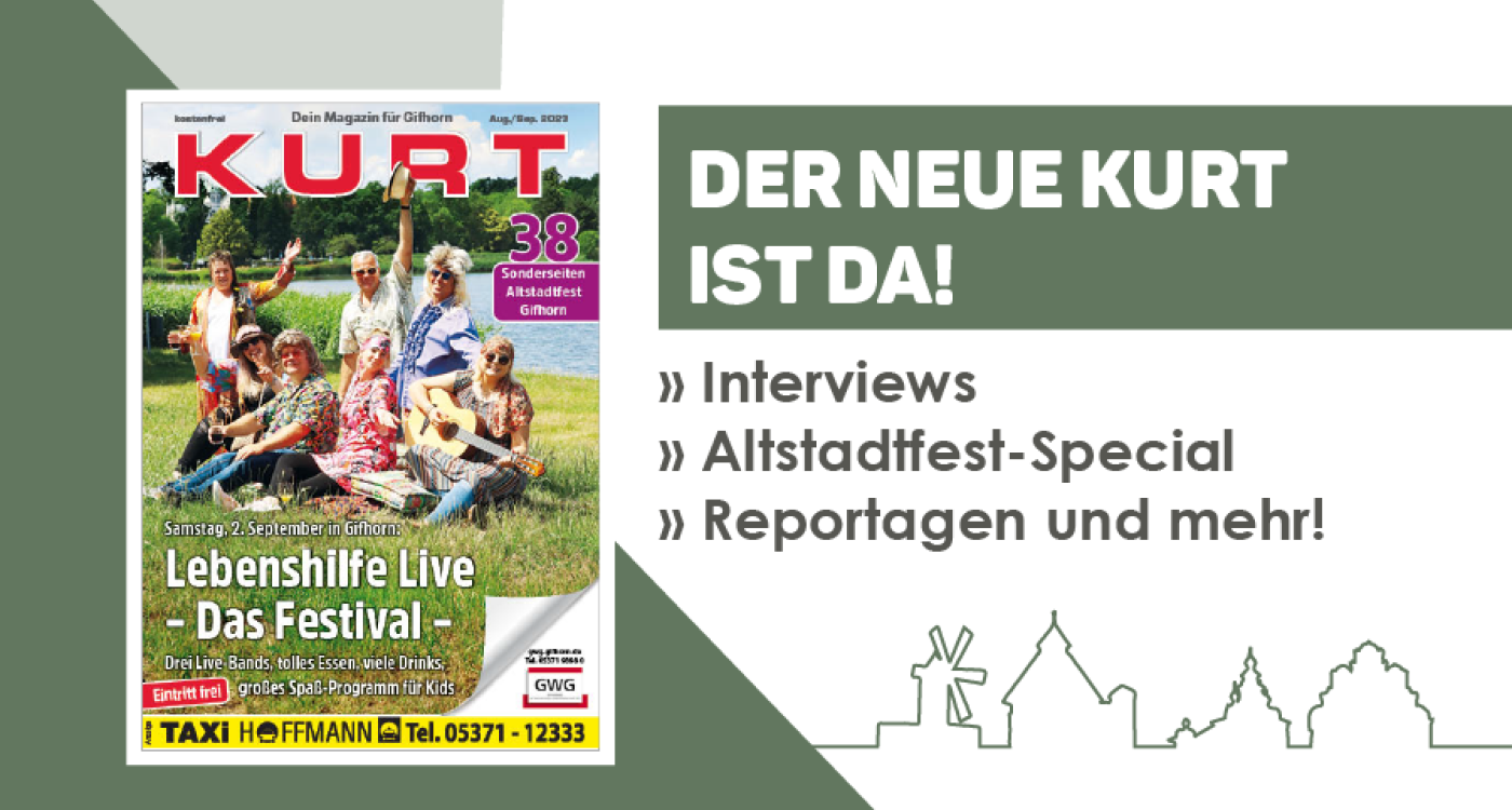 Das Gifhorner Altstadtfest ist in voller Größe zurück, da kann der neue KURT mithalten!