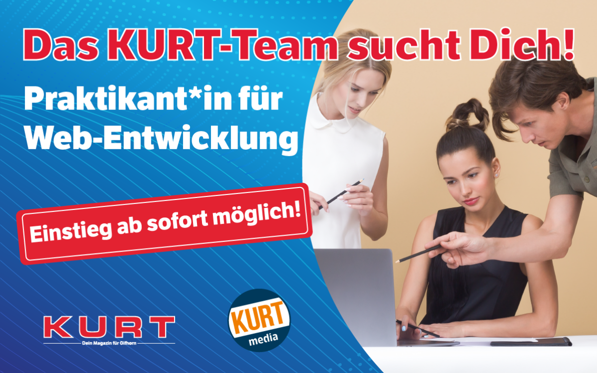 Das KURT-Team sucht Dich - Werde Praktikant*in für Web-Entwicklung