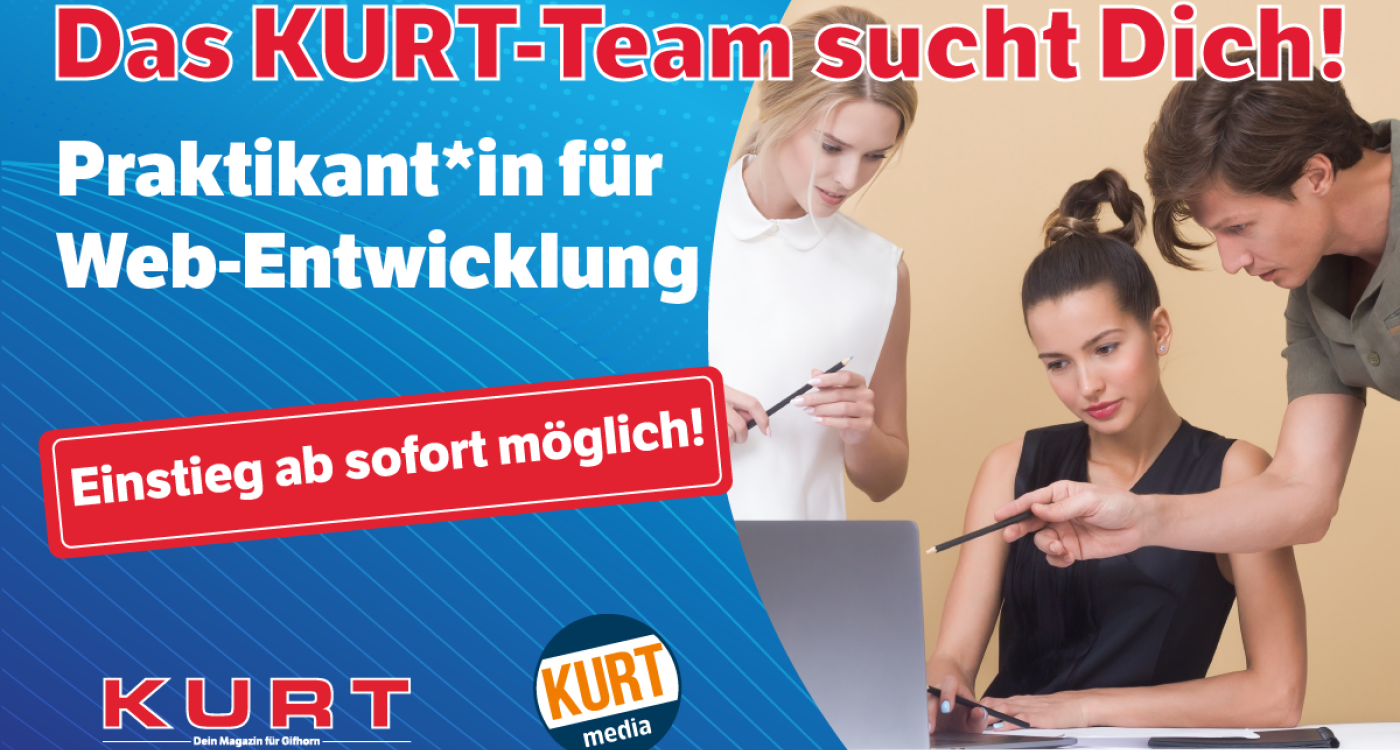 Das KURT-Team sucht Dich - Werde Praktikant*in für Web-Entwicklung