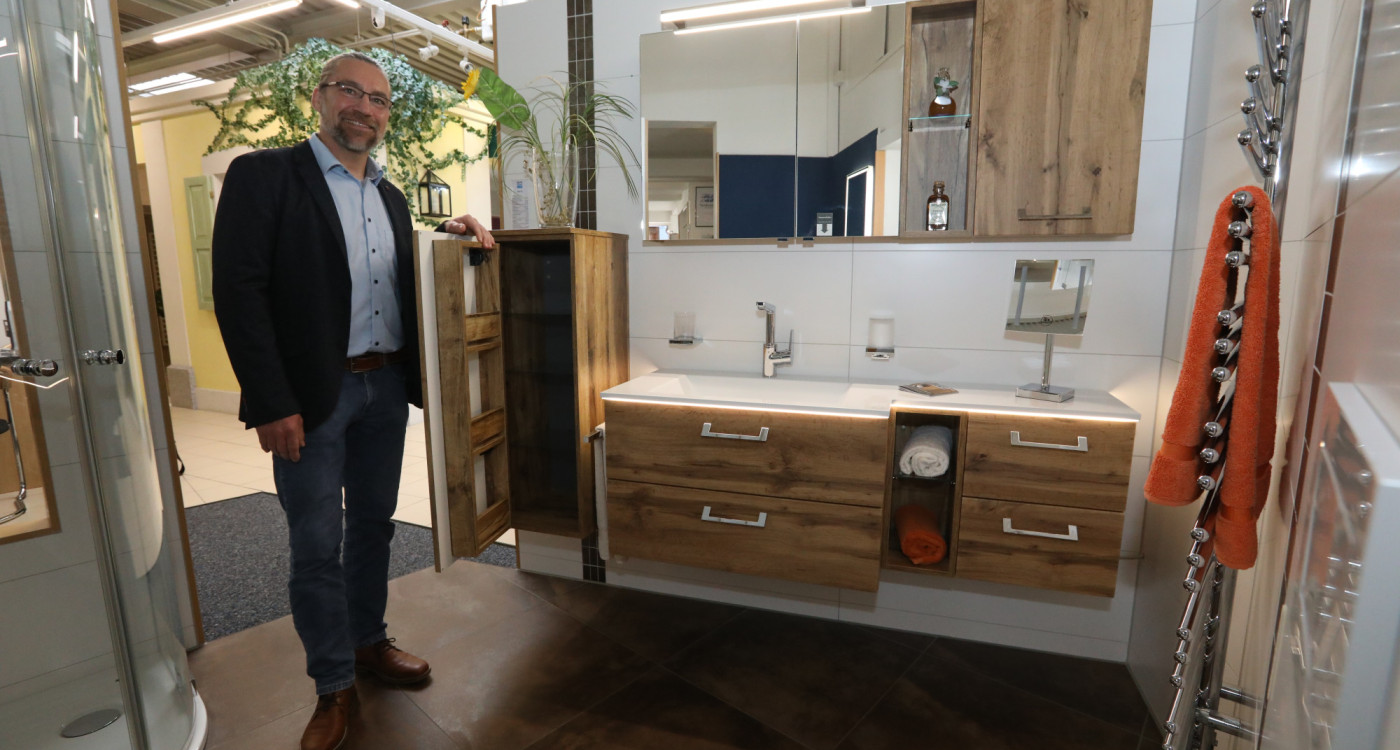 Das Traumbad gibt‘s bei Reich Bad Exklusiv: André Weinkauf zeigt moderne Wohlfühloasen in seiner Ausstellung in Vorsfelde