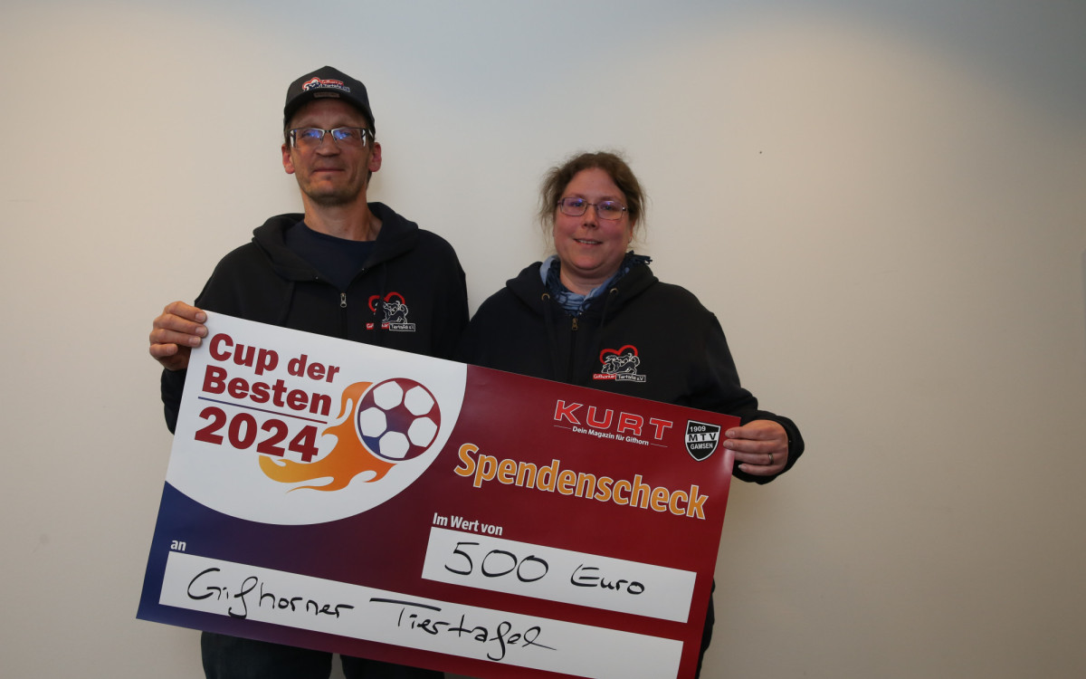 Den Liebsten das Futter spendieren: Gifhorner Tiertafel freut sich über Spende nach dem Cup der Besten