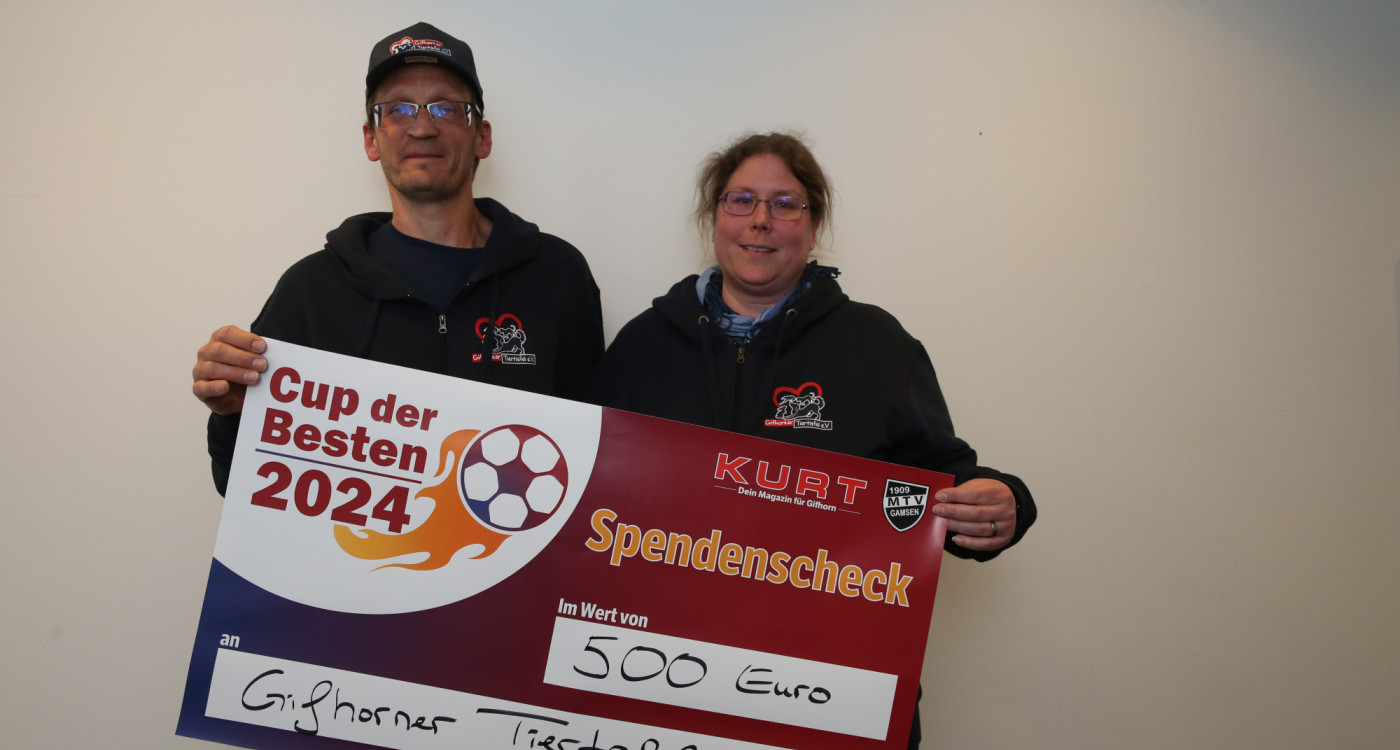 Den Liebsten das Futter spendieren: Gifhorner Tiertafel freut sich über Spende nach dem Cup der Besten