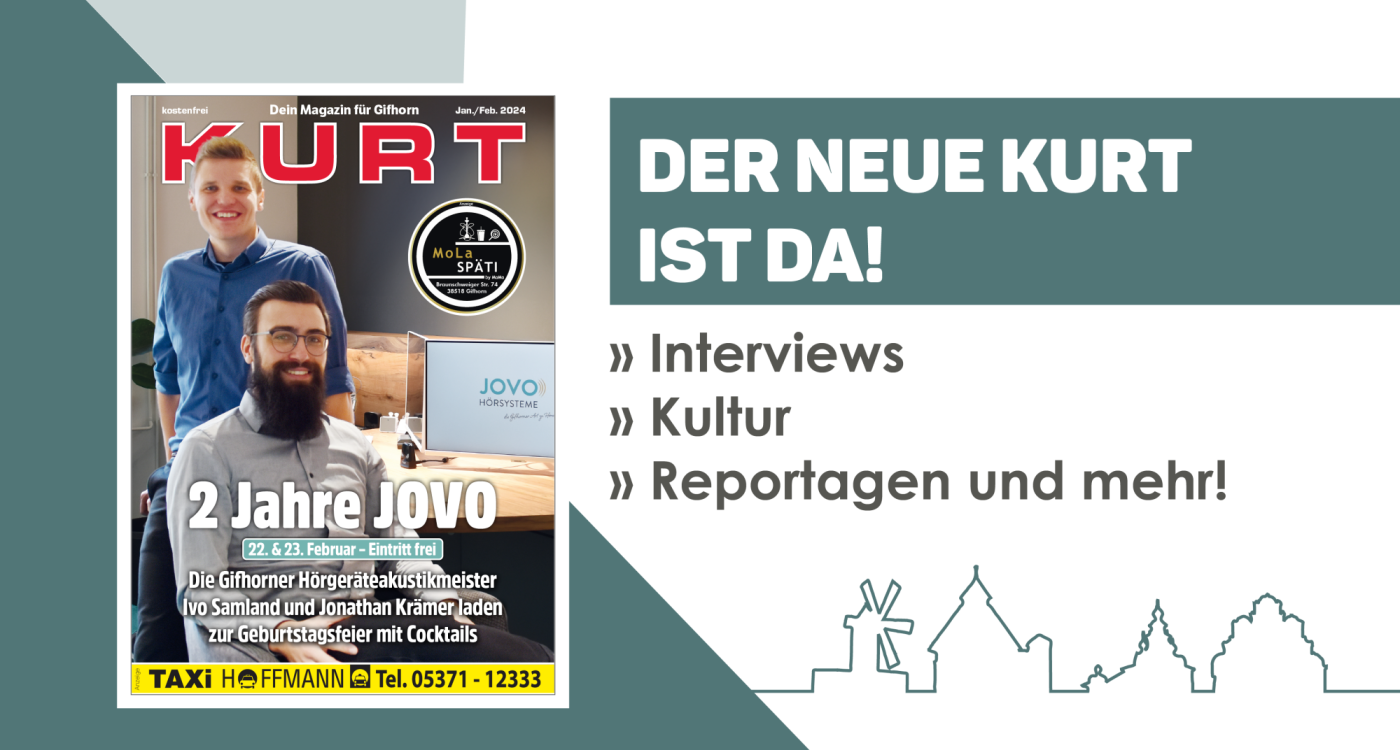 Der beste Vorsatz fürs neue Jahr, lies den KURT, das ist doch klar!