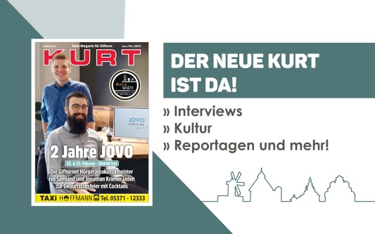 Der beste Vorsatz fürs neue Jahr, lies den KURT, das ist doch klar!