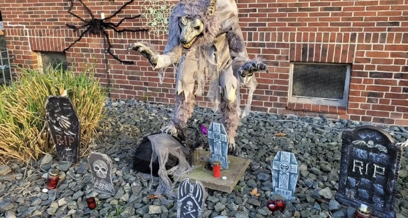 Der fiese Werwolf von der Schwarzburg: Bei Benjamin und Rebecca Bleich gruselt sich die ganze Nachbarschaft