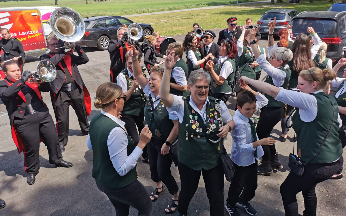 Der Gamsener Kinderansturm: Nicht nur die Älteren sollen Spaß haben, auch die Kinder werden auf dem Schützenfest voll umsorgt