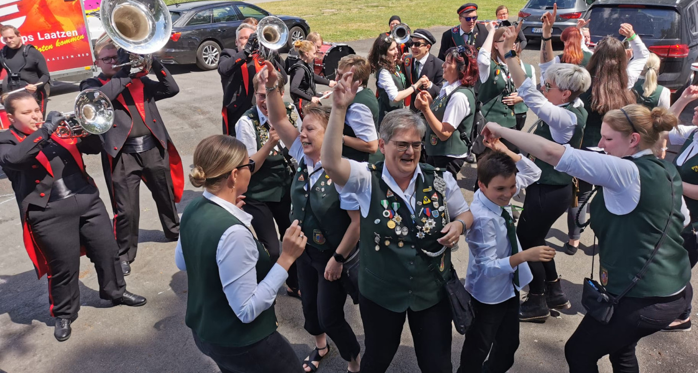 Der Gamsener Kinderansturm: Nicht nur die Älteren sollen Spaß haben, auch die Kinder werden auf dem Schützenfest voll umsorgt
