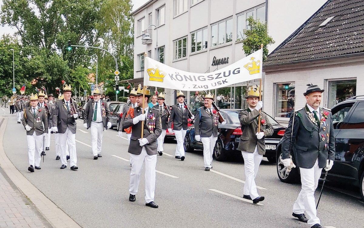 Der Königszug feiert einfach weiter - Nach 46 Jahren stellt der 7. Zug USK wieder die Majestät und das gleich für zwei Jahre