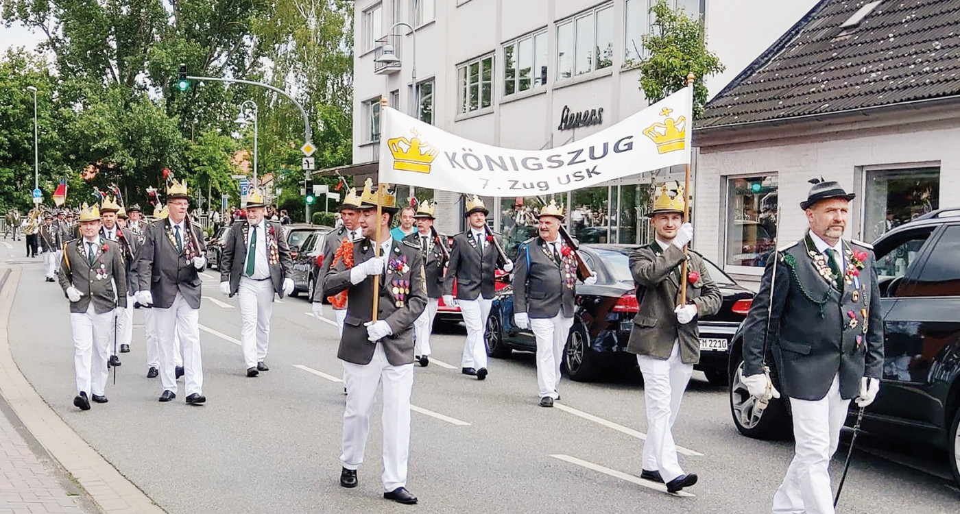 Der Königszug feiert einfach weiter - Nach 46 Jahren stellt der 7. Zug USK wieder die Majestät und das gleich für zwei Jahre
