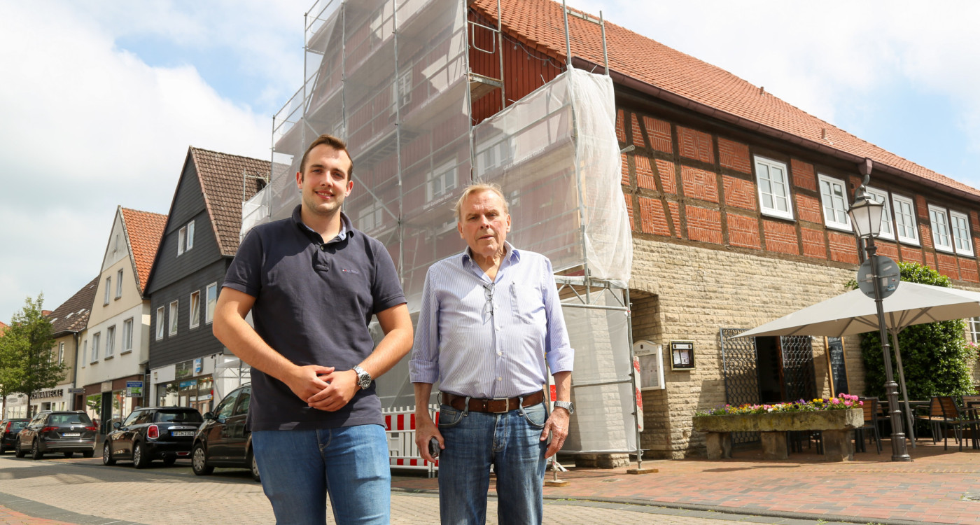 Deutsches Haus - Gifhorner Traditionsbetrieb investiert in die Zukunft und saniert historisches Fachwerk