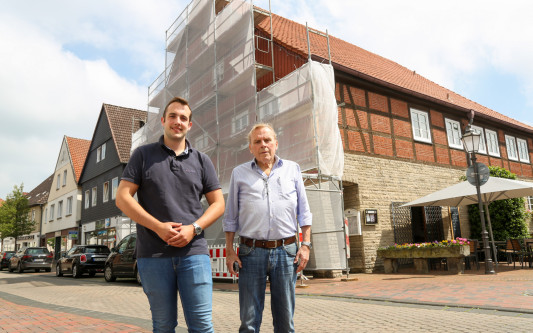 Deutsches Haus - Gifhorner Traditionsbetrieb investiert in die Zukunft und saniert historisches Fachwerk