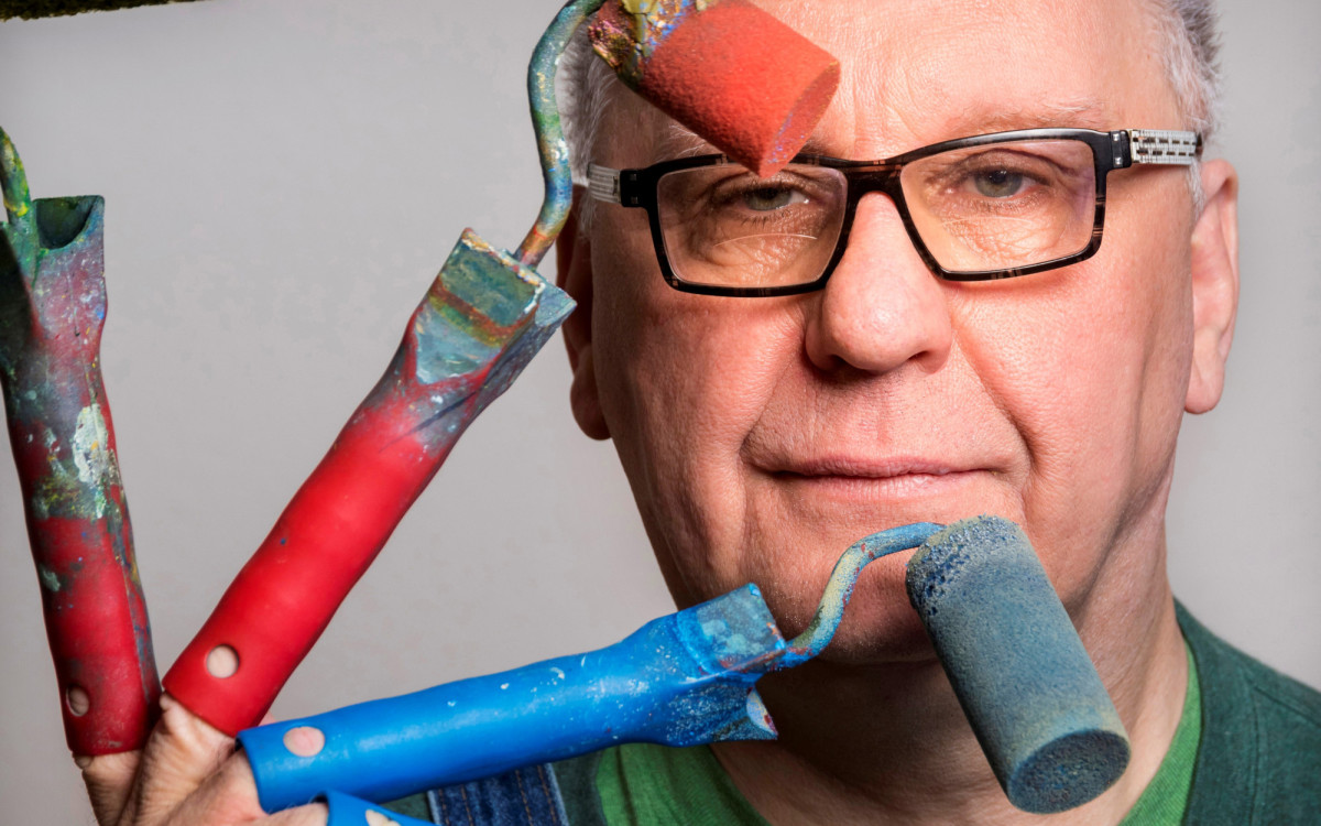 Die Farbrolle ist die Entdeckung meines Lebens: Peter Matzat stellt seine Kunst ab 10. November im Rathaus in Meine aus