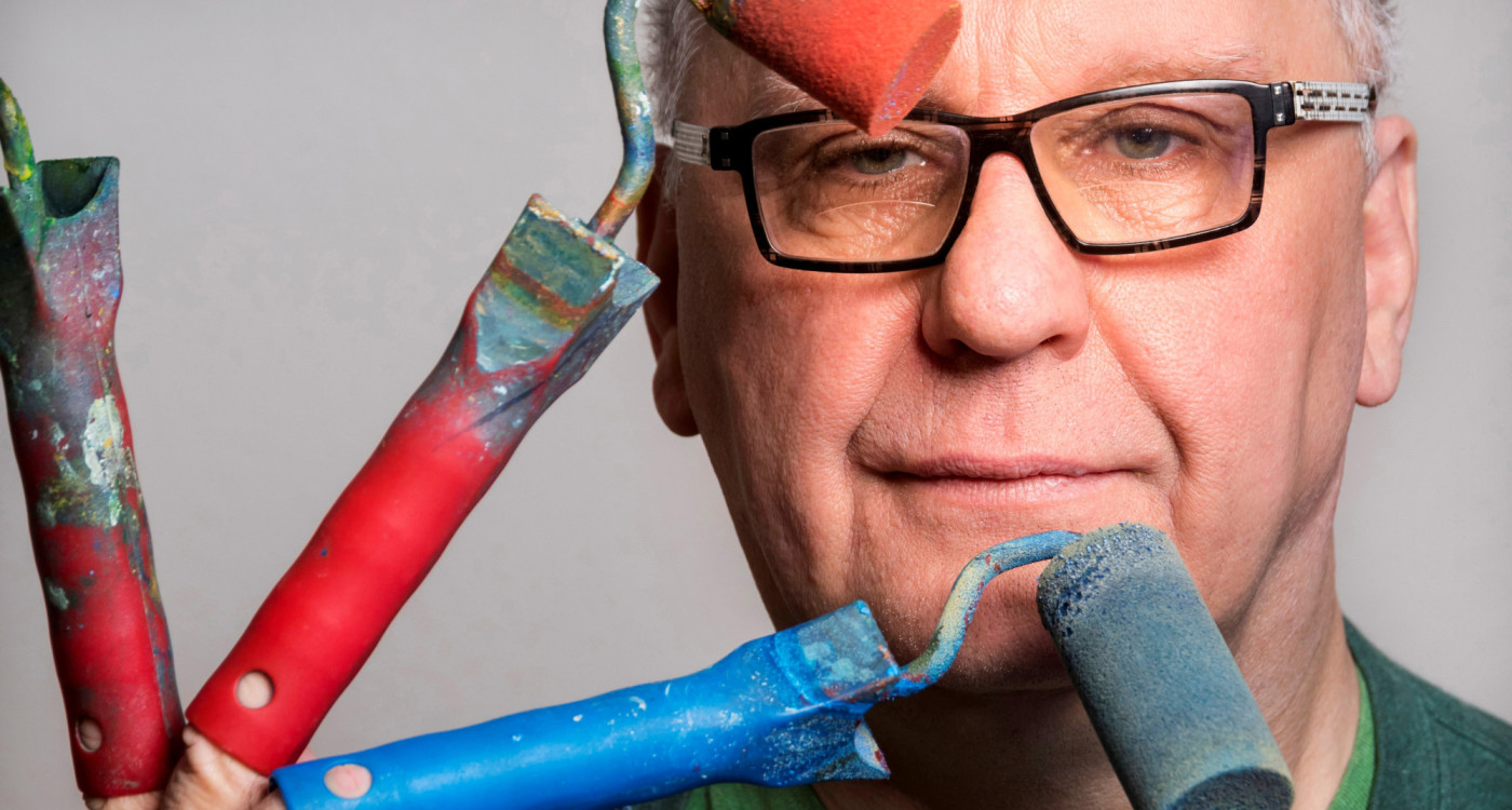 Die Farbrolle ist die Entdeckung meines Lebens: Peter Matzat stellt seine Kunst ab 10. November im Rathaus in Meine aus