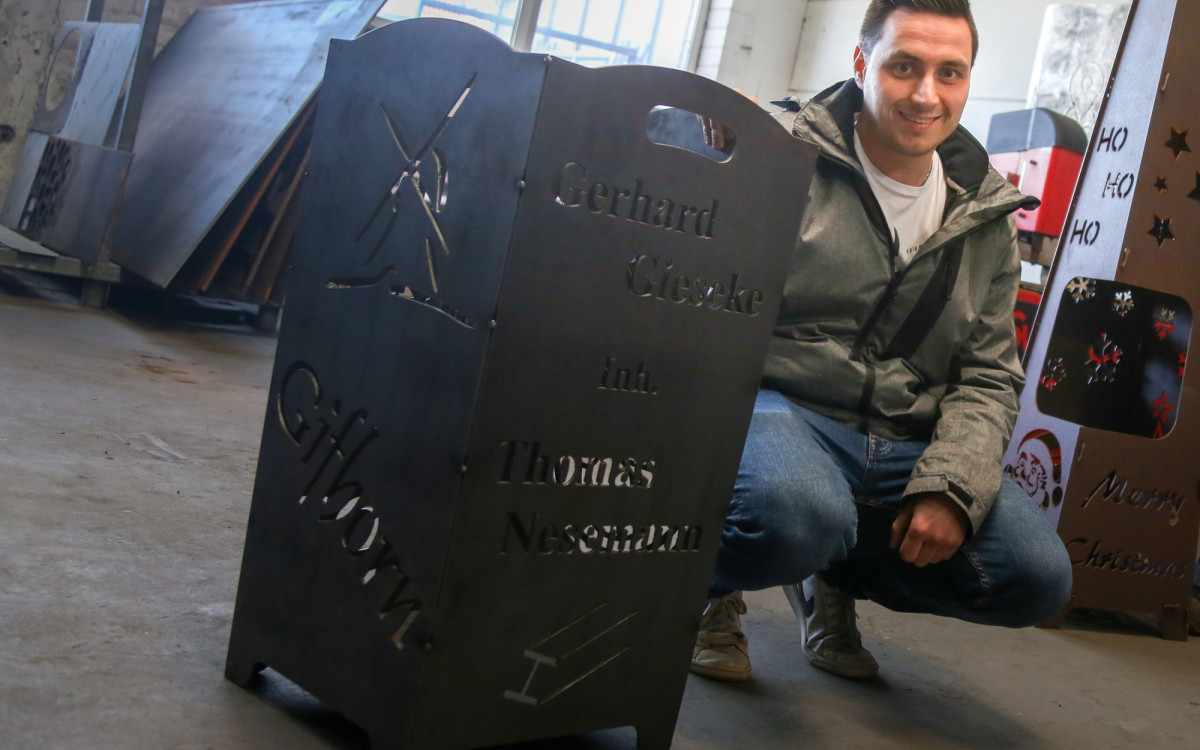 Die Feuerkörbe sind der Dauerbrenner - Metallbau Gieseke in Gamsen gibt alles, um jeden Kundenwunsch zu erfüllen