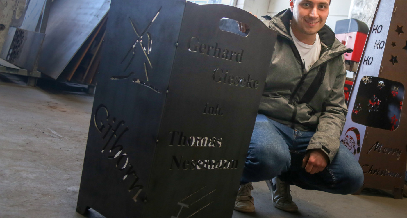 Die Feuerkörbe sind der Dauerbrenner - Metallbau Gieseke in Gamsen gibt alles, um jeden Kundenwunsch zu erfüllen