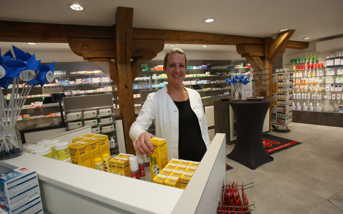 Die Mühlen-Apotheke öffnet ihre Flügeltüren: Im alten Fachwerk der Cardenap-Mühle hat sich Elena Regner einen Traum erfüllt