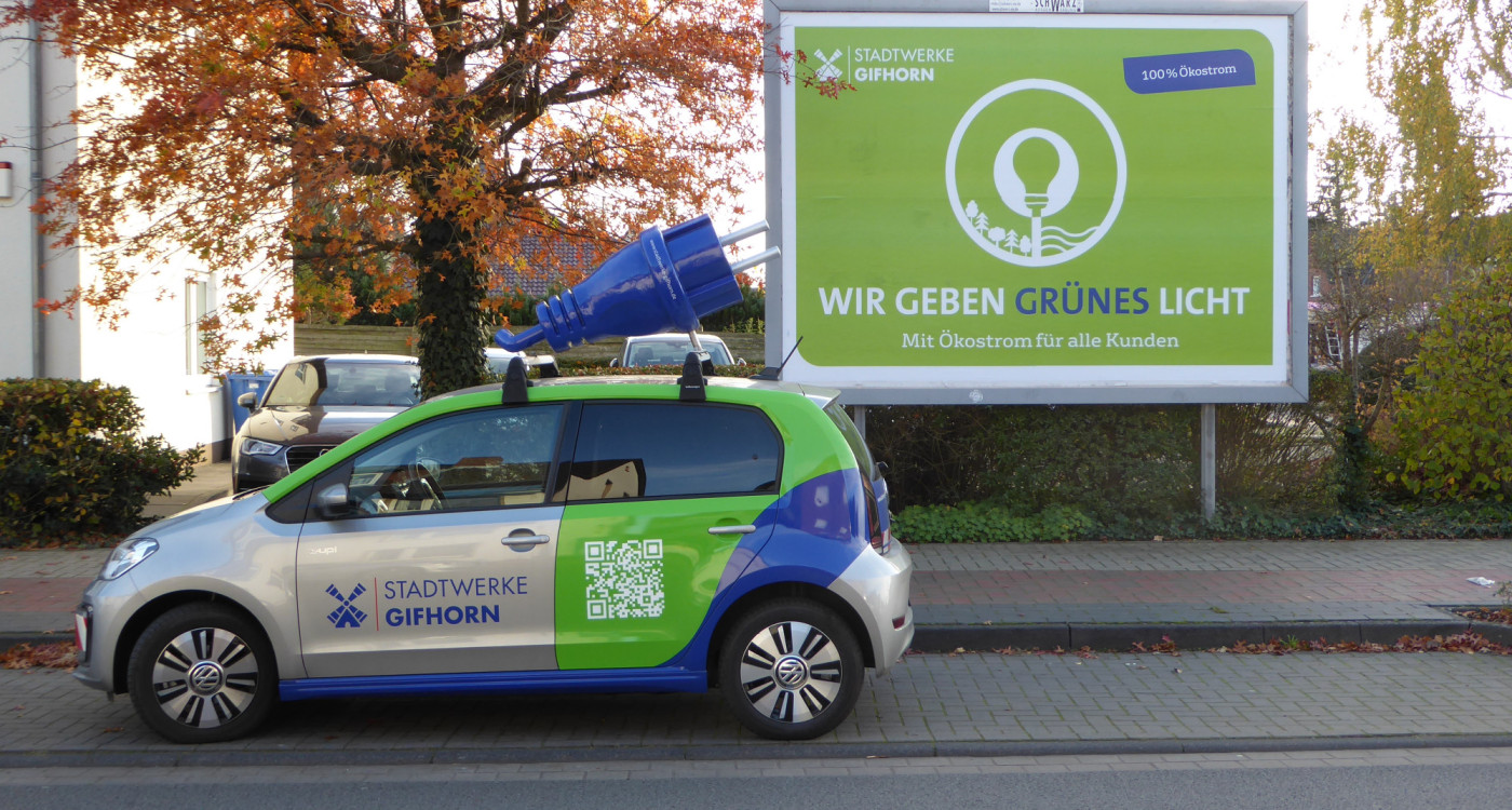 Die Stadtwerke Gifhorn geben grünes Licht: In Zukunft 100 Prozent Ökostrom für die Region
