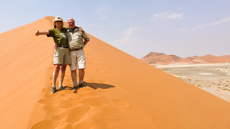 Diese Gifhorner träumen immer noch von Namibia - Elefanten, Reifenpannen und königliche Hotels im Süden Afrikas