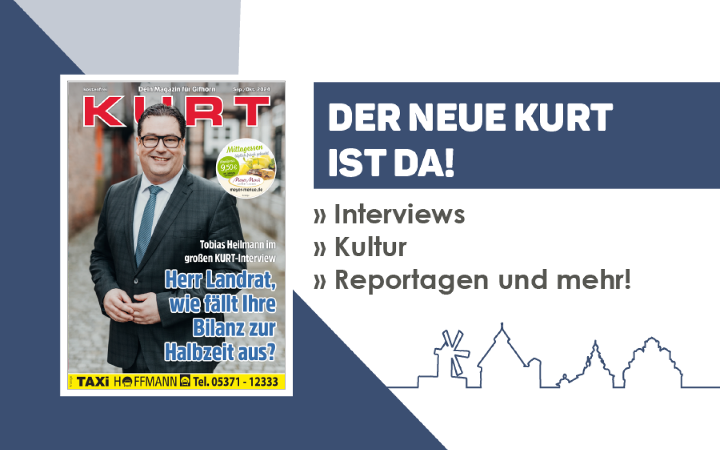 Digitalisierung, Wirtschaftsförderung, moderner Arbeitgeber – Gifhorns Landrat im großen Interview im neuen KURT